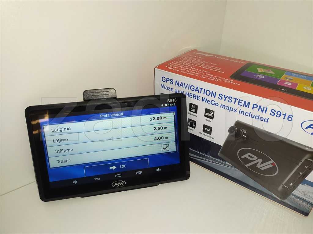 Gps 7" cu camera si android -soft camion-PNI S916 PRO