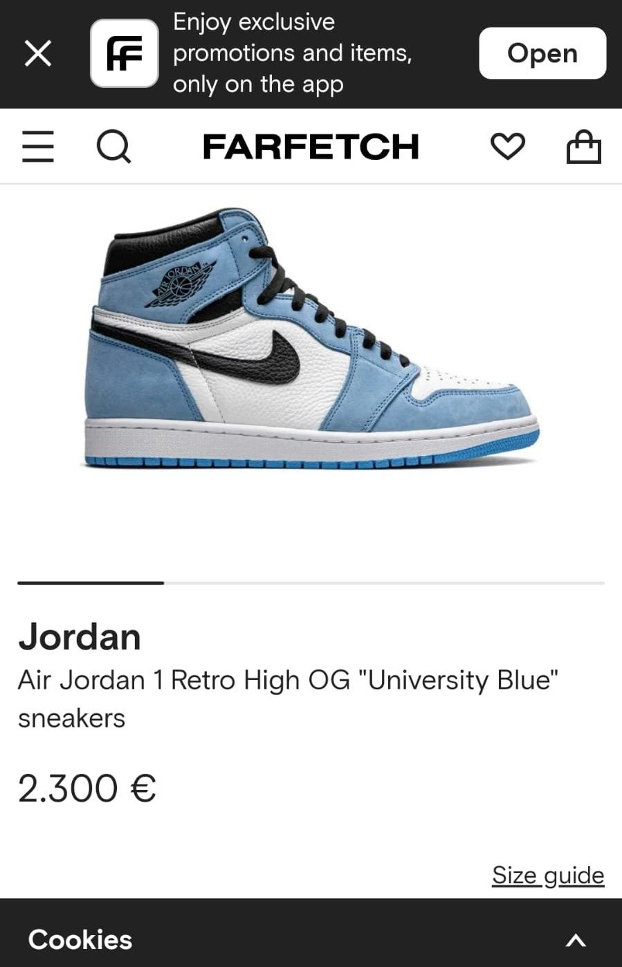 Incaltari Adidasi Nike Air Jordan 1 Retro High OG "University Blue" sn
