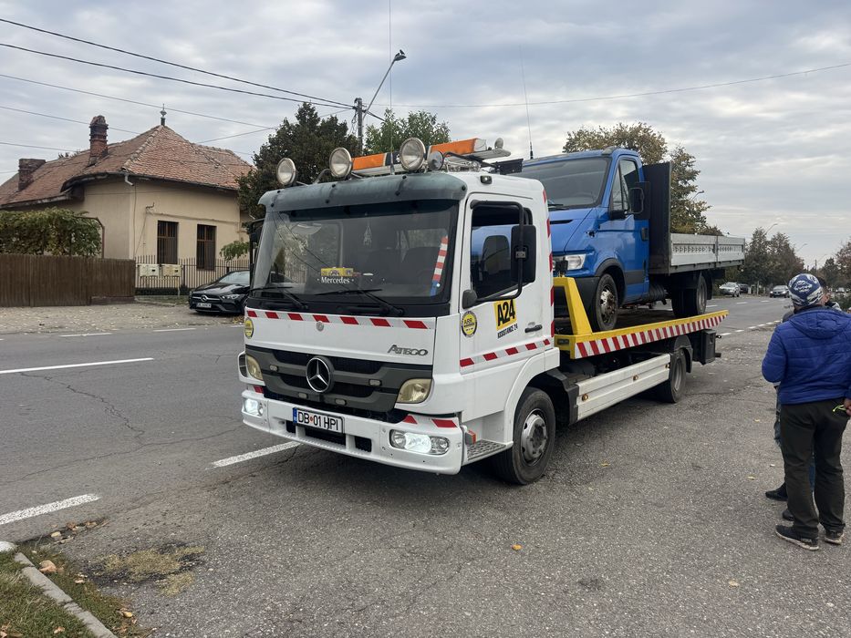Autoplatforma Mercedes Atego Hidraulica+Furculita
