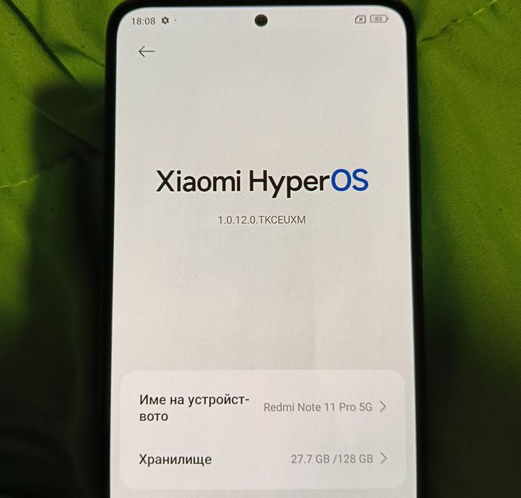 Redmi note 11pro 5G ocean blue