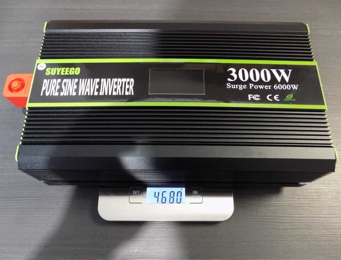 Инвертори SUYEEGO 3000/6000W чиста синусоида 12 или 24V