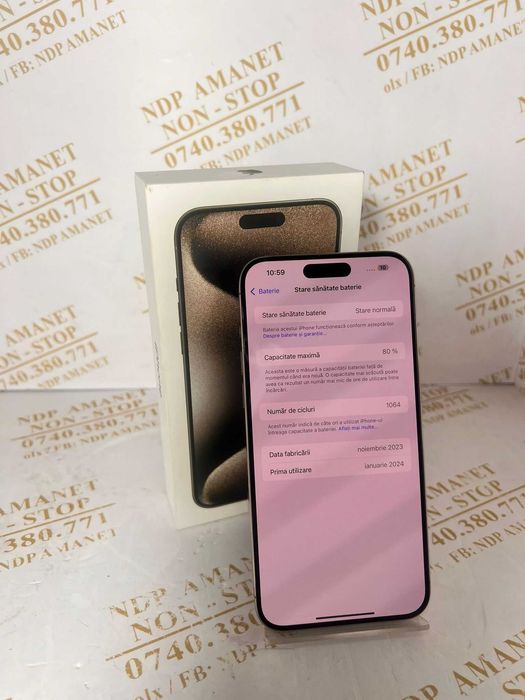 NDP Amanet Calea Mosilor 298   IPHONE 15 PRO MAX (41576)