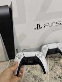 Sony PlayStation 5 белый ( 2 оригинал джойстик) + игры Fifa23, GTA5