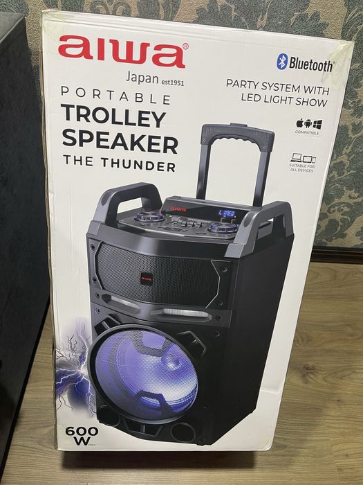 Bluetooth колонка AIWA с двумя микрофонами