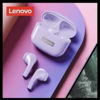 Bluetooth слушалки Lenovo LP40 Pro лилави