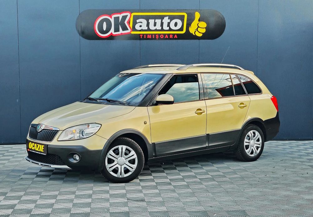 Skoda Fabia Scout (varianta de teren)1.2 benzina (4 pistoane)105 c.p.- 2011 euro5