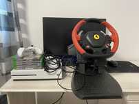 !VAND URGENT! Xbox one s cu 6 jocuri si volan thrustmaster 457spider