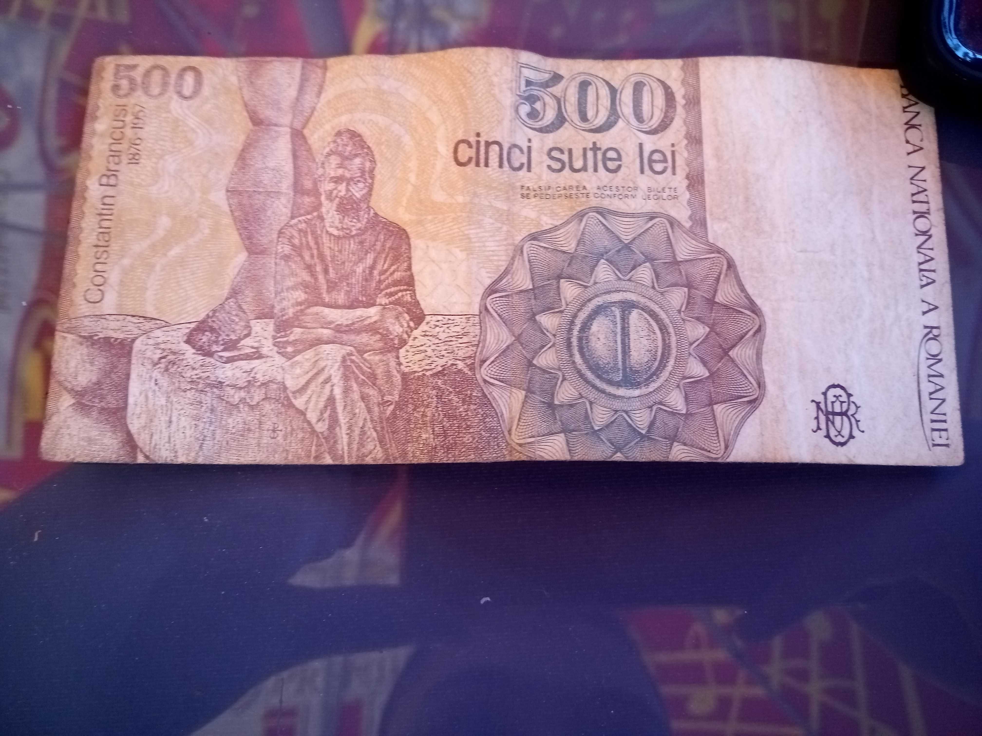 Bancnota 500 lei 1991