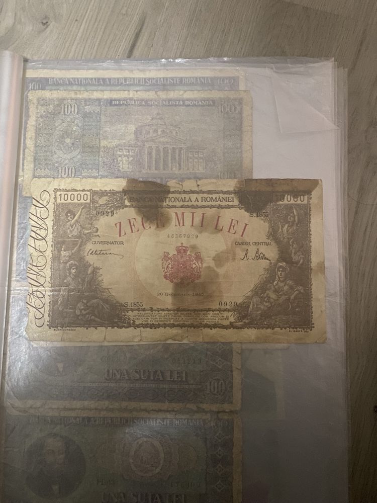 Bani/bacnote vechi de colecție