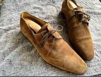 Pantofi Van Bommel olandezi piele intoarsa 44