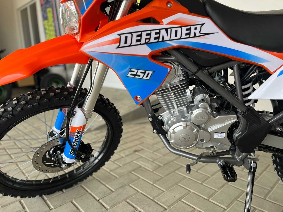 Motocicleta cross Mikilon Defender 250cc 21/18" portocaliu/albastru