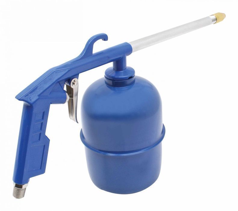 Pistol de spalat si degresat cu aer comprimat pentru motoare, rezervor
