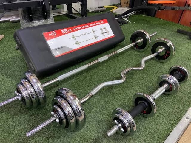 55kg Shtanga+Gantel CHEMODAN SET