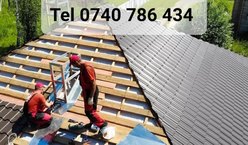 Montaj Tablă Bilka Lindab Hidroizolații dulgheri Reparații acoperișuri