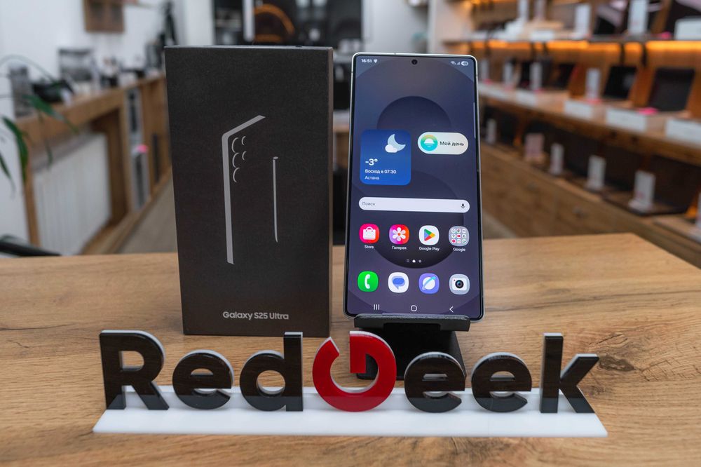 Новый Samsung S25 Ultra 256GB  Распечатанный  Магазин Red Geek