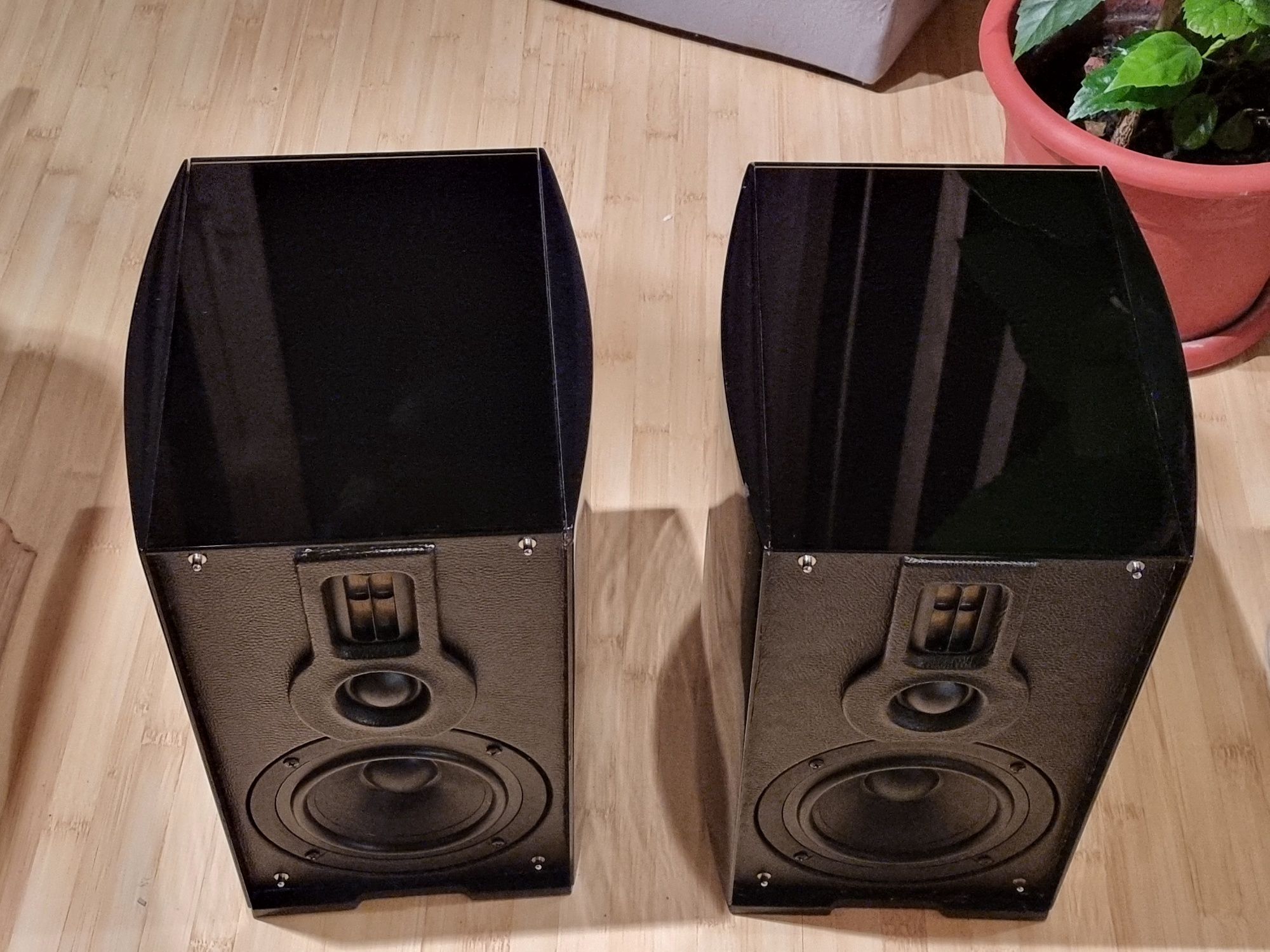 Boxe audio Philips upgrade Scanspeak și piele neagra