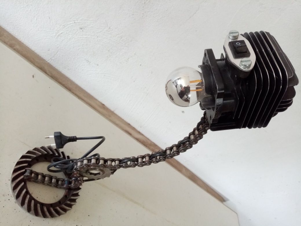 Lampa steampunk,  hand made