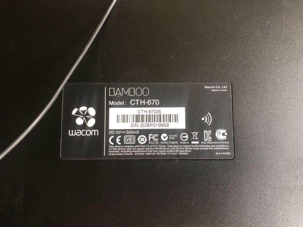 Графичен таблет wacom bamboo