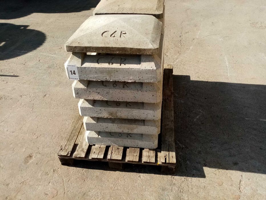 Capac cos fum/ horn din beton C6R -Nou
