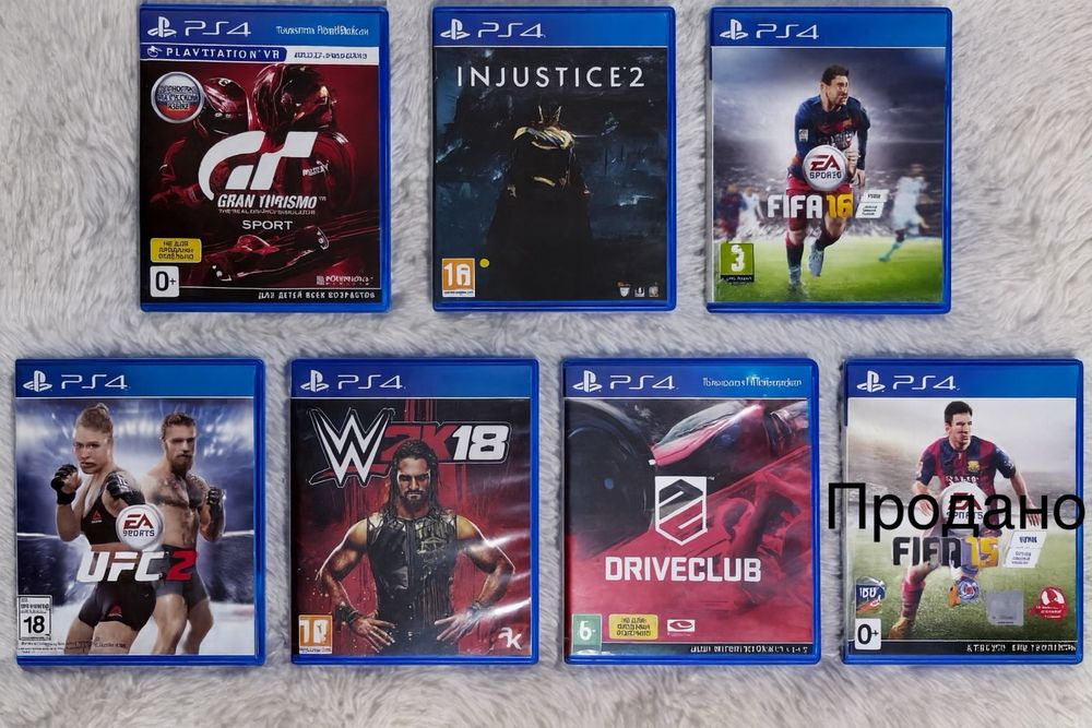 Продаю игры для PlayStation 4 — отличная подборка!