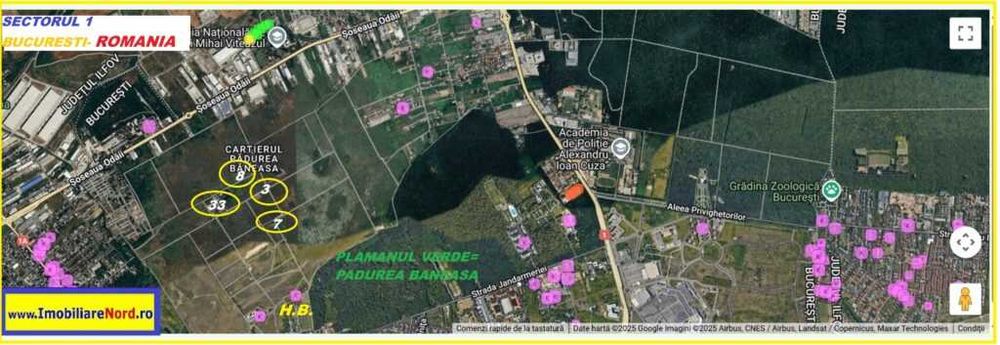 Teren SECTORUL 1, Berivoiul Mare-Piscul Mare, Cartier Padurea Baneasa