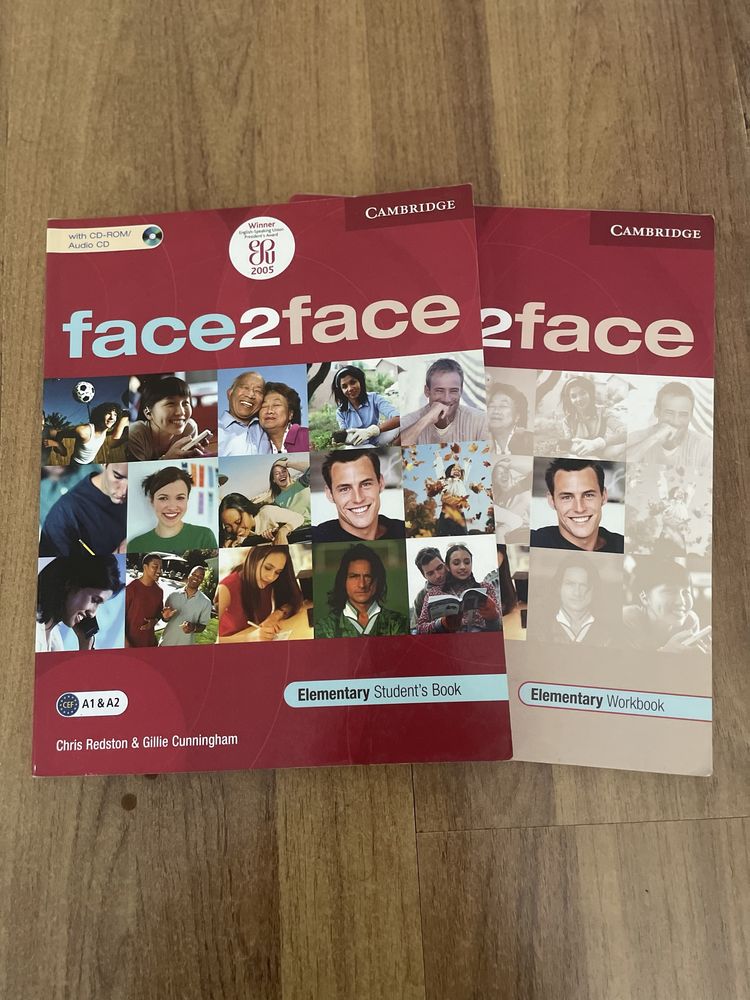 Учебники для изучения английского (face2face, solutions)