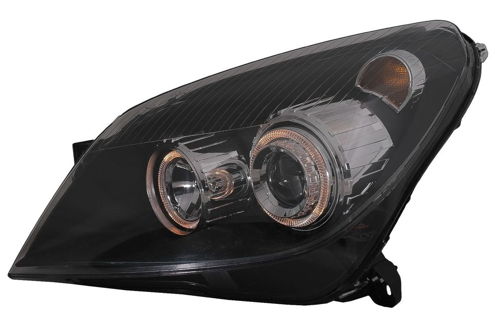 Faruri compatibil cu Opel Astra H (03.2004-2009) Angel Eyes Negru