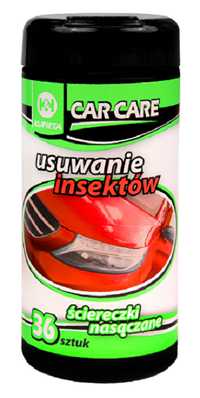 мокри кърпички за почистване на насекоми по боята на автомобила ...