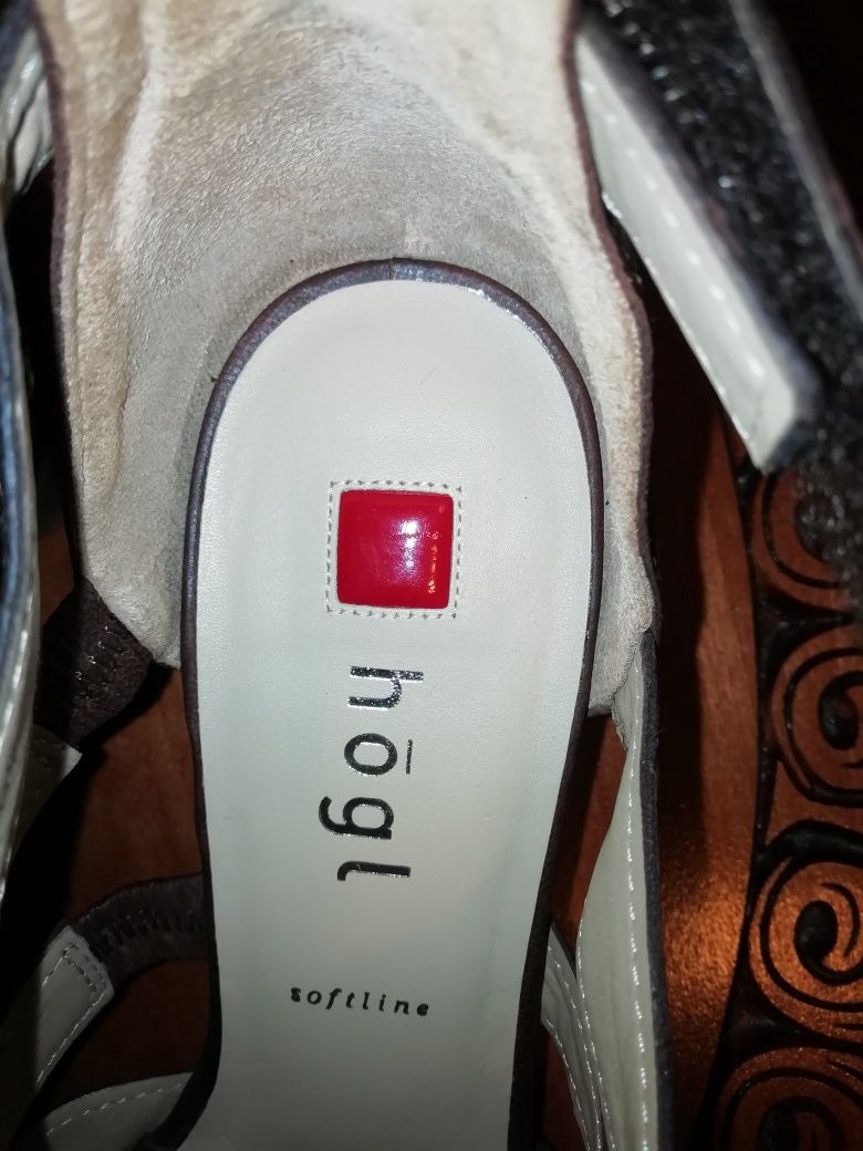 Pantofi/sandale piele HOGL nr. 38 - noi