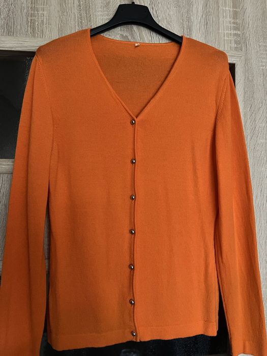 Оранжева жилетка вълна и кашмир