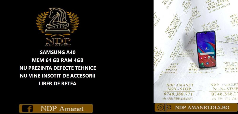 NDP Amanet Calea Mosilor 298 SAMSUNG A40 (45569)
