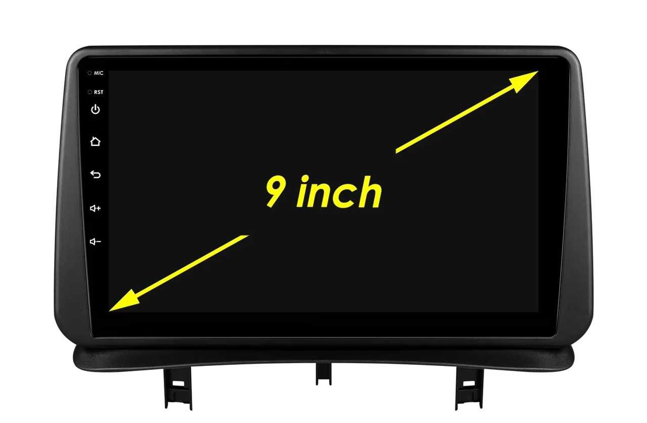 Мултимедия 9" за Renalut Clio 3 Android 13 навигация CARPL;AY RDS DSP