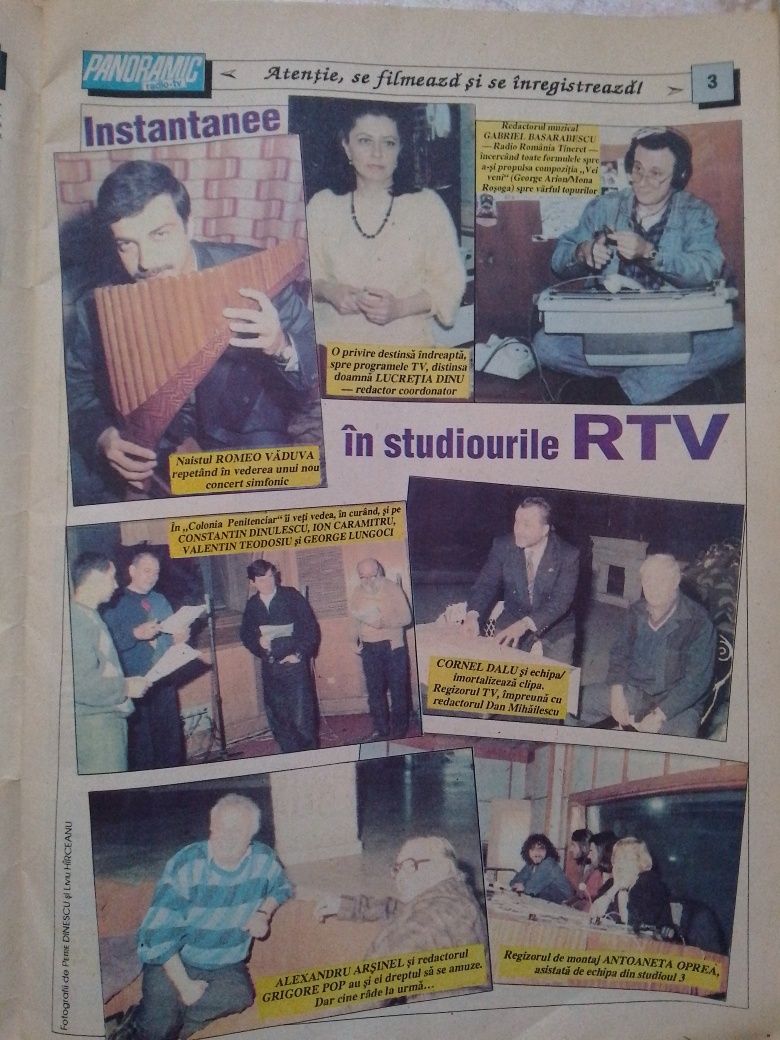 Vând revista Panoramic tv 2-8 mai 1994