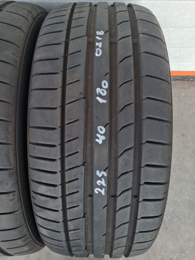 Летни гуми 4 броя CONTINENTAL SportContact5 225 40 R18 дот 0218