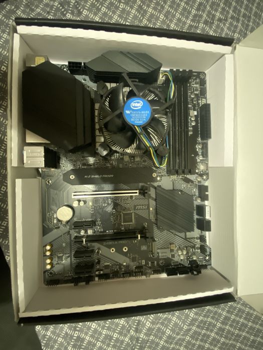 Kit placa de baza msi z490-a pro si procesor i5 10400f