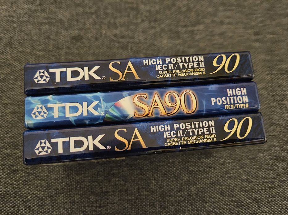 3 Casete Audio TDK SA90