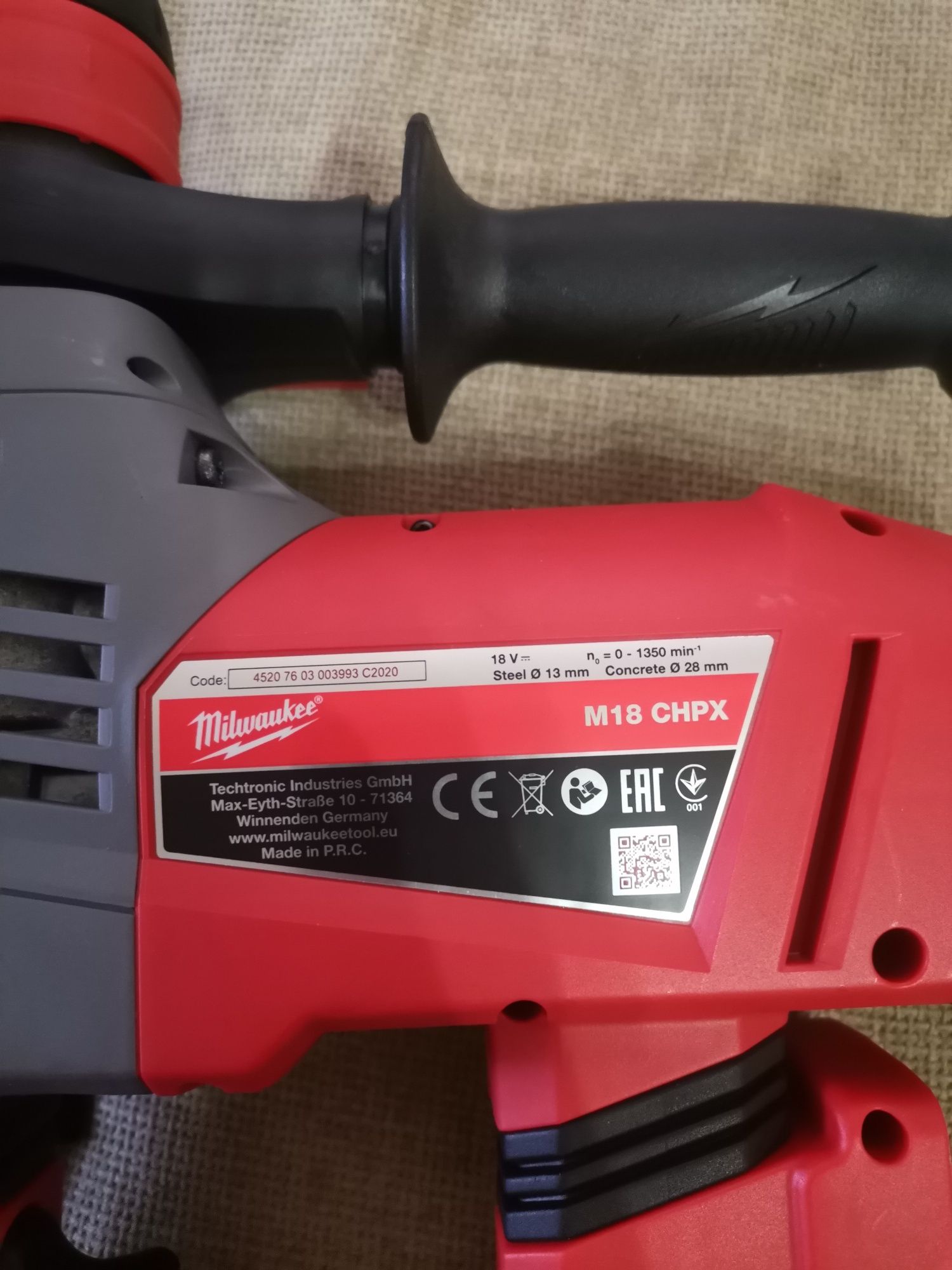 Milwaukee M18 CHPX 4j