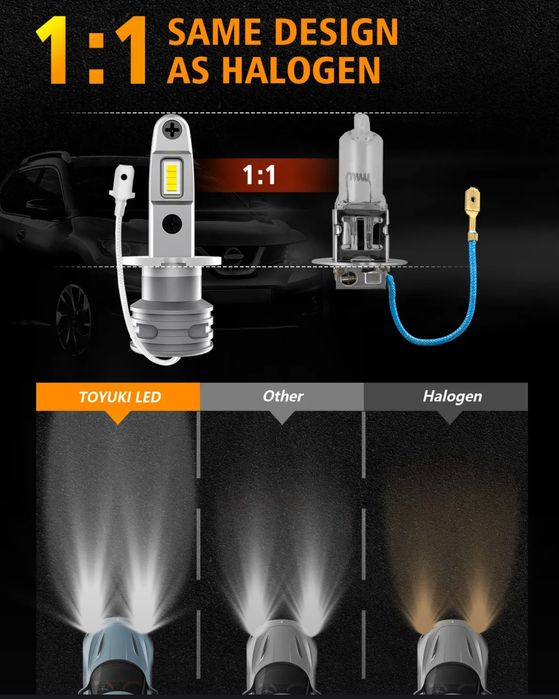 Led H3 tumanka matiz lampa