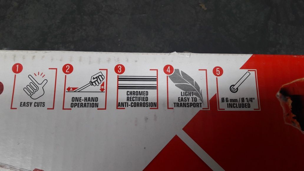 Машина за рязане на плочки ръчна RUBI 510 мм,12 мм с резервно ножче