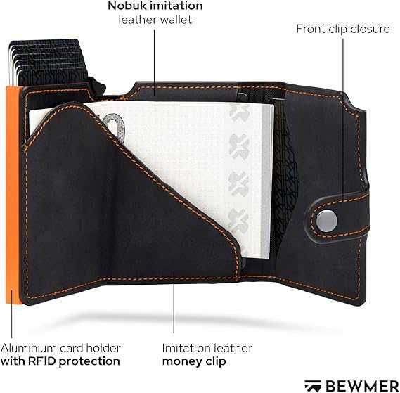 Мъжки портфейл BEWMER v2 Slim от изкуствена кожа
