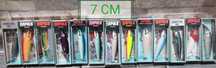 Rapala, Salmo, Smith, Yo-zuri, Jackson, Zip baits, Nils Master, Duo