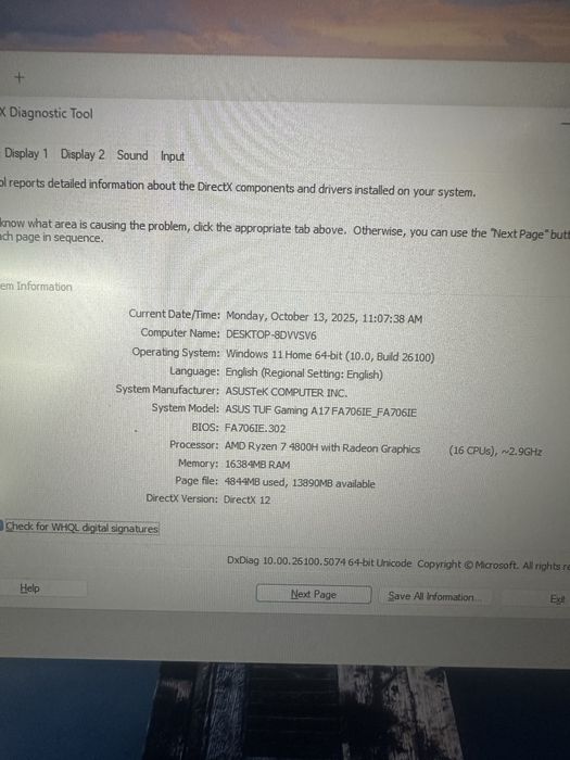 Laptop Gaming ASUS TUF A17 Ryzen 7 4800H, RTX 3050 Ti, 16GB