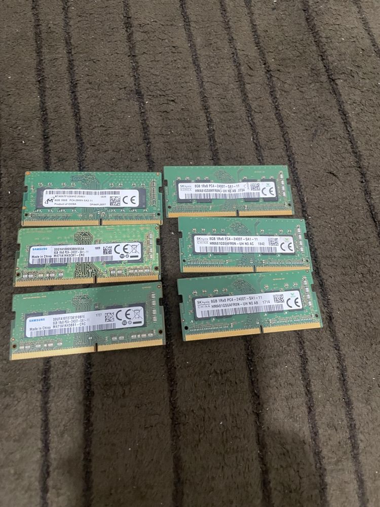 RAM laptop 8 gb ,DDR3,DDR4