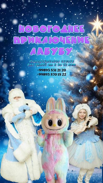 Дед Мороз и Снегурочка  на ваш праздник!