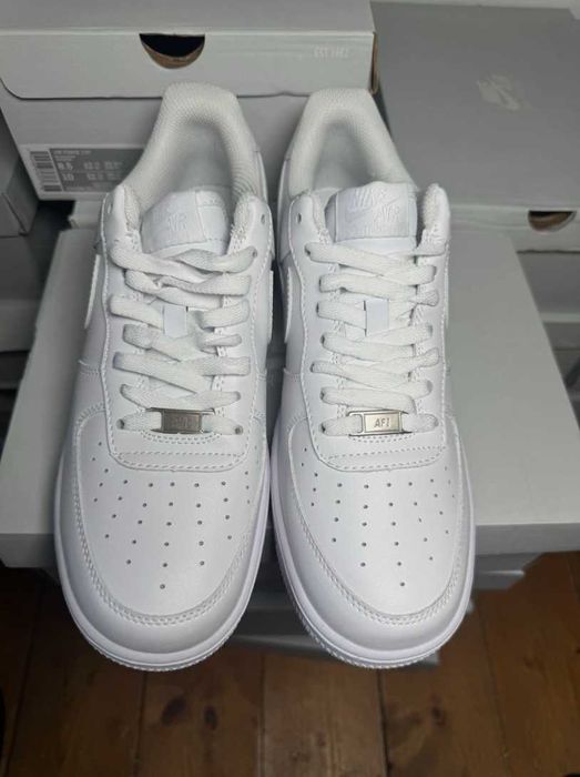 *NEW* Nike Air Force 1 Low Triple White - verificare colet