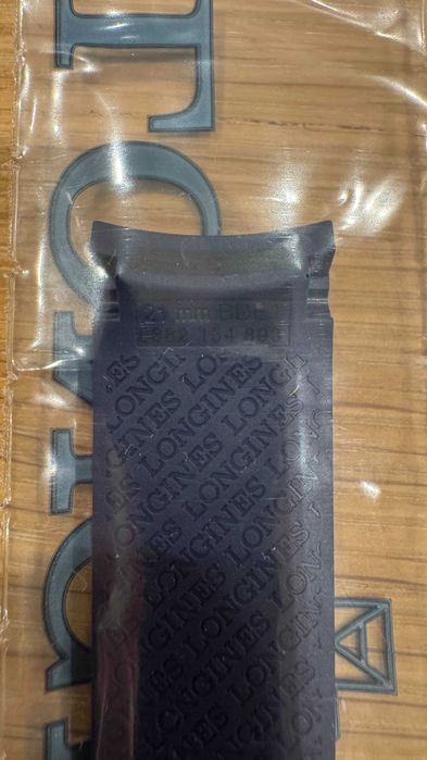 Оригинални LONGINES HydroConquest синя гумена каишка и закопчалка