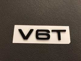 Emblema Audi V6t negru