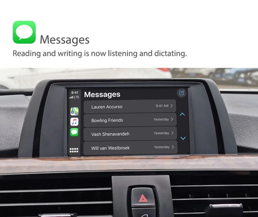 Модул за Apple Carplay/Android Auto за BMW E60/E70/X1/E87/E90/F10/F30