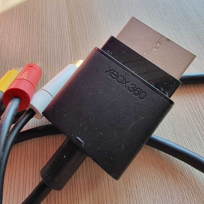 Cablu Xbox 360 Microsoft AV RCA Original