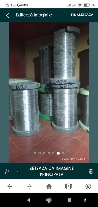 Fir de nichelina rezistiva